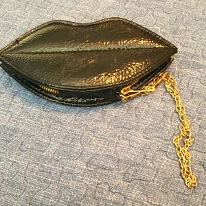Mini Lips Wristlet.